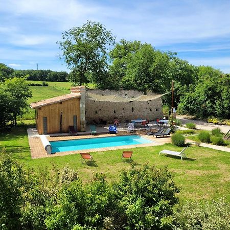 Gite Campagne Famille 15 Pers Piscine Chauffee Jeux Enfants Petanque Saint-Sauvy Kültér fotó