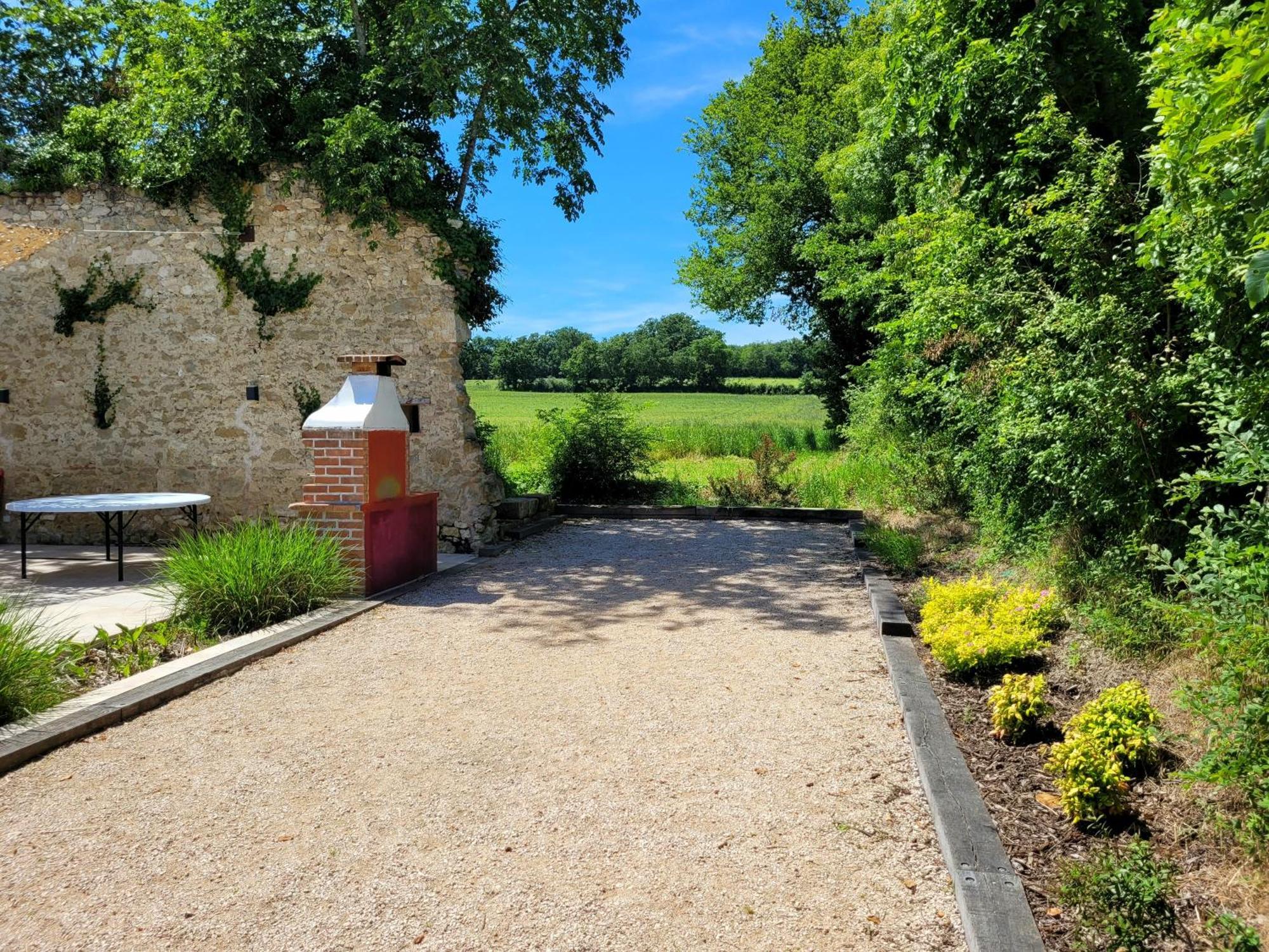 Gite Campagne Famille 15 Pers Piscine Chauffee Jeux Enfants Petanque Saint-Sauvy Kültér fotó